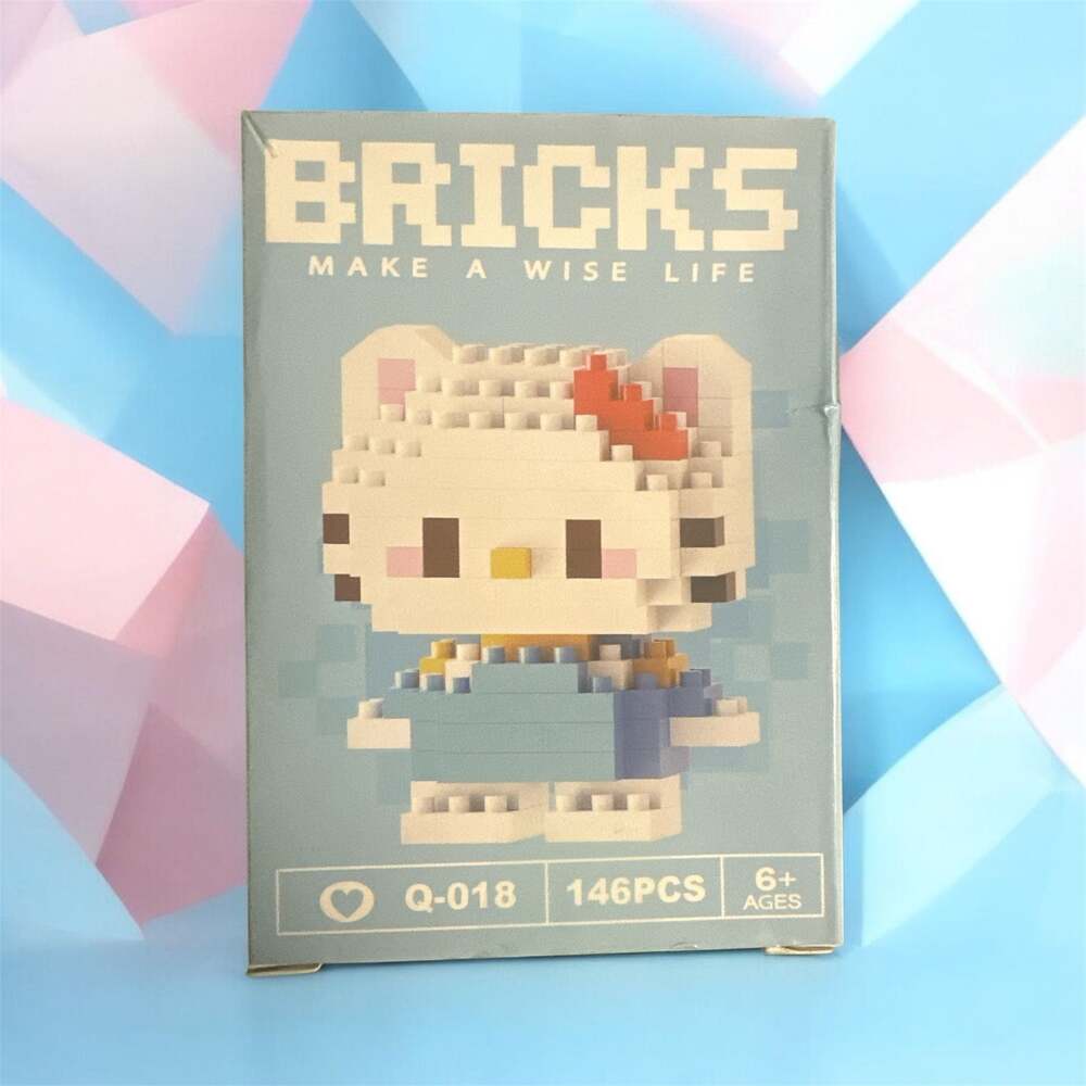 Hello Kitty Nano Building Blocks Bricks 146pcs Model Q-018